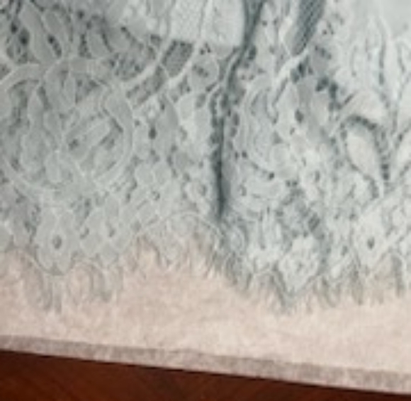 Notations Light Blue Lace Blouse - Picture 5 of 10